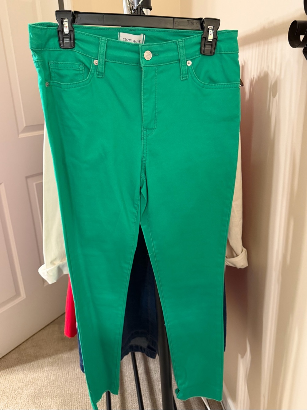 Crown Emerald Green Skinny Jeans